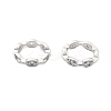 Brass Micro Pave Clear Cubic Zirconia Bead Frame KK-H495-03P-2