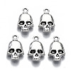 Tibetan Style Alloy Pendants TIBEP-S319-109AS-RS-1