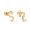 304 Stainless Steel Tiny Dragon Stud Earrings for Men Women LS-EJEW-G318-09G-1