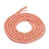 Glass Imitation Jade Beads Strands GLAA-H021-02-02-5