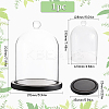 1Pc Glass Dome Cover AJEW-SC0002-60B-03-2