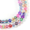 Synthetic Moonstone Beads Strands G-S283-8mm-M-2