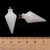 Natural White Jade Pendants G-Z055-02P-19-3