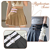 16Pcs 8 Styles Star/Heart-shaped PU Leather Buckles AJEW-CL0001-70-5
