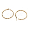 PVD Vacuum Plating 201 Stainless Steel Hoop Earrings LS-EJEW-I309-62D-G-2