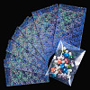 50Pcs Double Face Laser Rectangle PE Cellophane Bags ABAG-TAC0013-14C-3