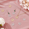 12Pcs 2 Colors 201 Stainless Steel Pendants STAS-BC0002-70-4