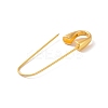 Brass Brooch Pin Findings KK-F840-01B-MG-2