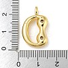 Rack Plating Brass Micro Pave Cubic Zirconia Pendants KK-A200-24G-D-3