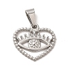 Non-Tarnish 304 Stainless Steel Pendants STAS-A073-08P-1