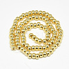 Electroplate Non-magnetic Synthetic Hematite Beads Strands LS-G-Q465-38G-2
