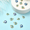 15Pcs 3 Styles Epoxy Resin Enamel Pendants RESI-YW0001-78-6