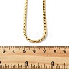304 Stainless Steel Rope Chain Necklaces for Women LS-NJEW-Q026-02G-5