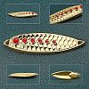 12 Pcs 6 Styles Zinc Alloy Fishing Bait Jig Head Spoon Lure FIND-FH0001-61-4