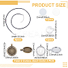 DIY Heat Transfer Alloy Pendant Necklace Making Kits DIY-UN0007-13-3