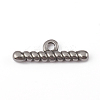 Non-Tarnish 304 Stainless Steel Toggle Clasps Parts STAS-D170-02P-1