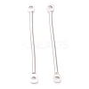Non-Tarnish 201 Stainless Steel Links Connectors X-STAS-B011-01A-P-1