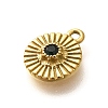 304 Stainless Steel Rhinestone Charms STAS-M109-13G-3