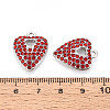 Alloy Rhinestone Pendants FIND-N008-12P-02-3