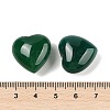 Natural Agate(Dyed & Heated) Heart Palm Stone G-Q021-04A-3