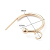 304 Stainless Steel Half Hoop Earrings X-STAS-Z028-B01-G-4