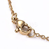 304 Stainless Steel Pendant Necklaces NJEW-I237-10G-4