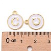 Golden Plated Alloy Charms LS-ENAM-S118-01C-3