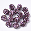 Pave Disco Ball Beads RB-T017-02-14-1