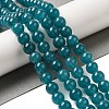 Natural Dyed White Jade Beads Strands G-M402-C04-16-2