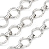Rack Plating Brass Oval Link Chains CHC-N009-01P-1