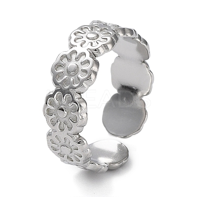 Non-Tarnish 304 Stainless Steel Rings RJEW-B047-06P-1
