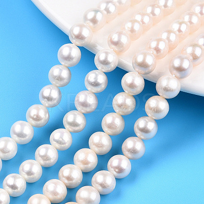 Natural Cultured Freshwater Pearl Beads Strands PEAR-N016-07A-1