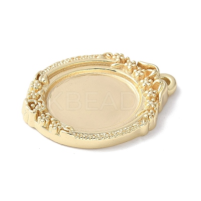 Brass Pendant Cabochon Settings LS-KK-V005-01G-01-1