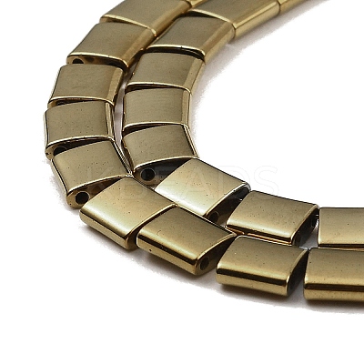 Electroplated Non-magnetic Synthetic Hematite Beads Strands G-G089-B02-03-1