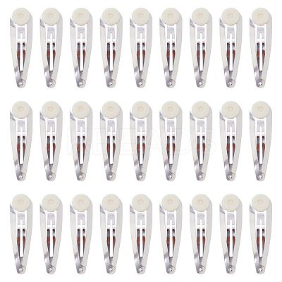 70Pcs Alloy Snap Hair Clip Finding AJEW-SC0003-36-1