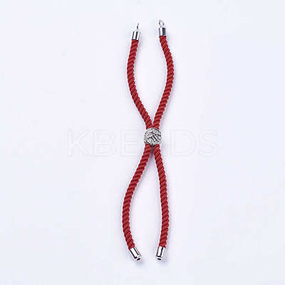 Nylon Twisted Cord Bracelet Making MAK-F018-01P-RS-1