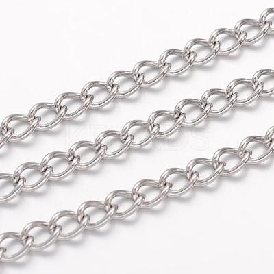 Tarnish Resistant 304 Stainless Steel Twisted Chains CHS-H007-24P-1