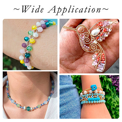 Transparent Glass Beads Strands EGLA-TA0001-55A-1