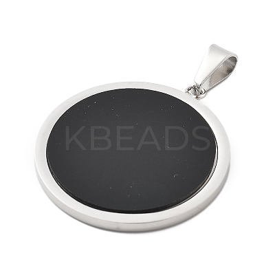 304 Stainless Steel Pendants STAS-F313-07P-1