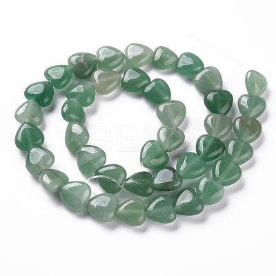 Natural Green Aventurine Bead Strands G-R190-14-1