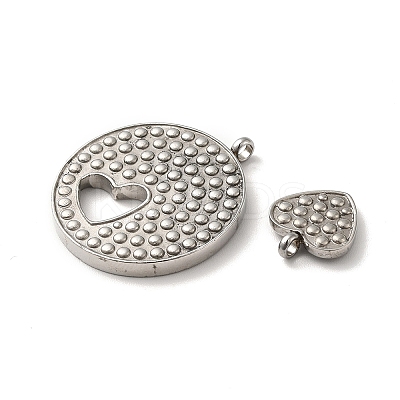 Non-Tarnish 304 Stainless Steel Pendants STAS-M311-03P-1