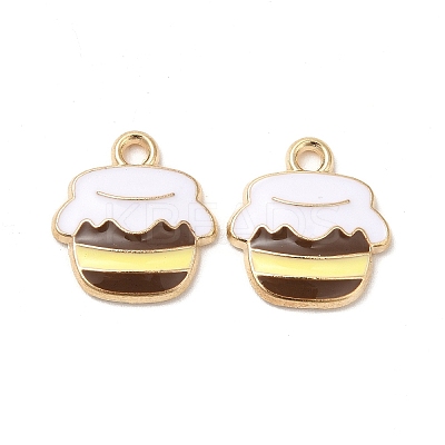 Alloy Enamel Pendants ENAM-C005-16G-1