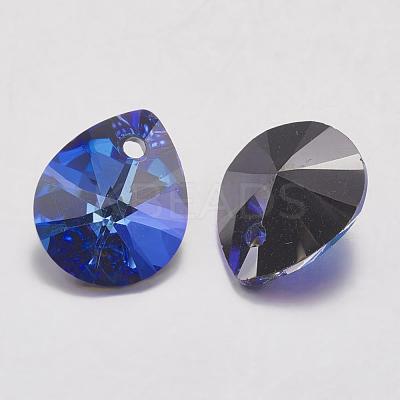 Faceted K9 Glass Rhinestone Charms RGLA-F053-C-001BB-1