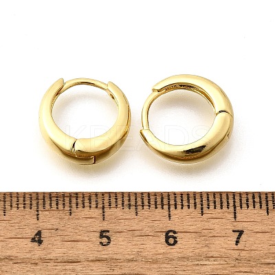Brass Chunky Hoop Earrings for Women X-EJEW-G297-20G-1