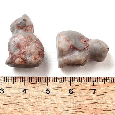 Natural Netstone Carved Figurines DJEW-L023-B08-1