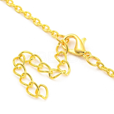 201 Stainless Steel Pendant Necklaces NJEW-E101-03G-1