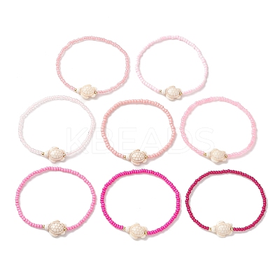 Women's Glass Bracelets BJEW-MZ00320-1