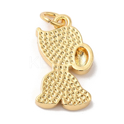 Rack Plating Brass Pendants X-KK-R144-04G-1