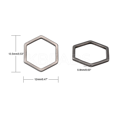 Non-Tarnish 304 Stainless Steel Linking Ring LS-X-STAS-S079-26A-1