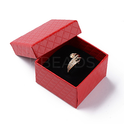 Square Cardboard Ring Boxes X1-CBOX-S020-01-1